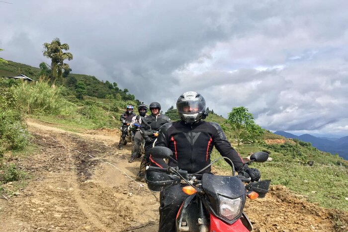 From Hanoi to Mai Chau by motorbike